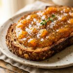 Apricot Chia Jam Protein Toast