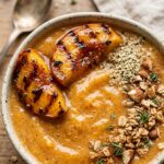 Grilled Peach Protein Smoothie