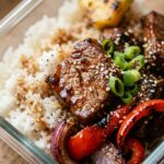 Hawaiian Teriyaki Beef Bowls Meal Prep
