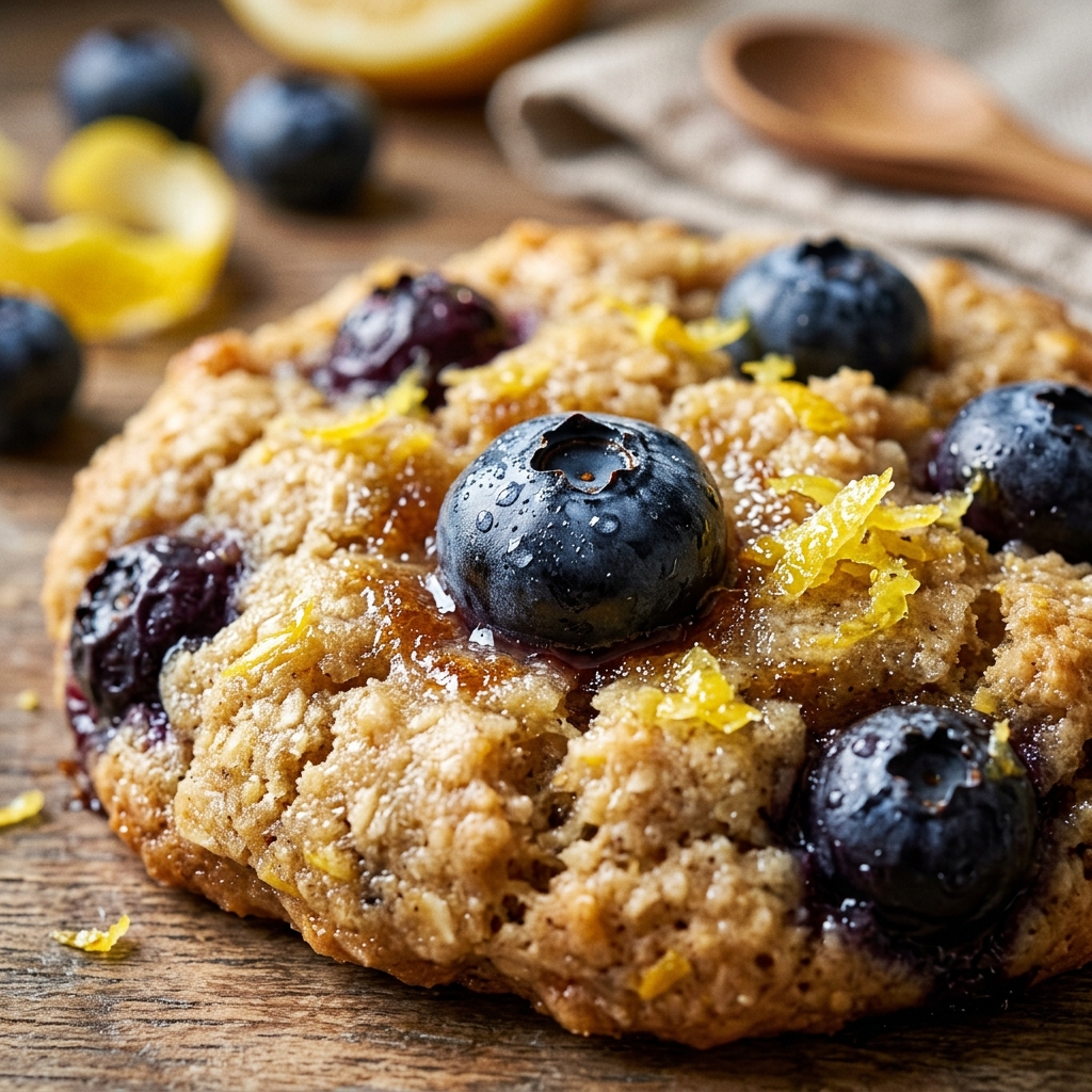 Protein Summer Cookies Lemon Blueberry